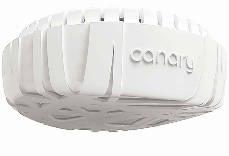The Canary device provides information regarding air quality and sends out alerts about a fire or exposure to carbon monoxide,