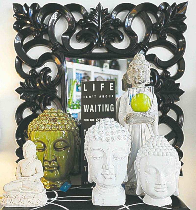 Spiritual items can bring peace.