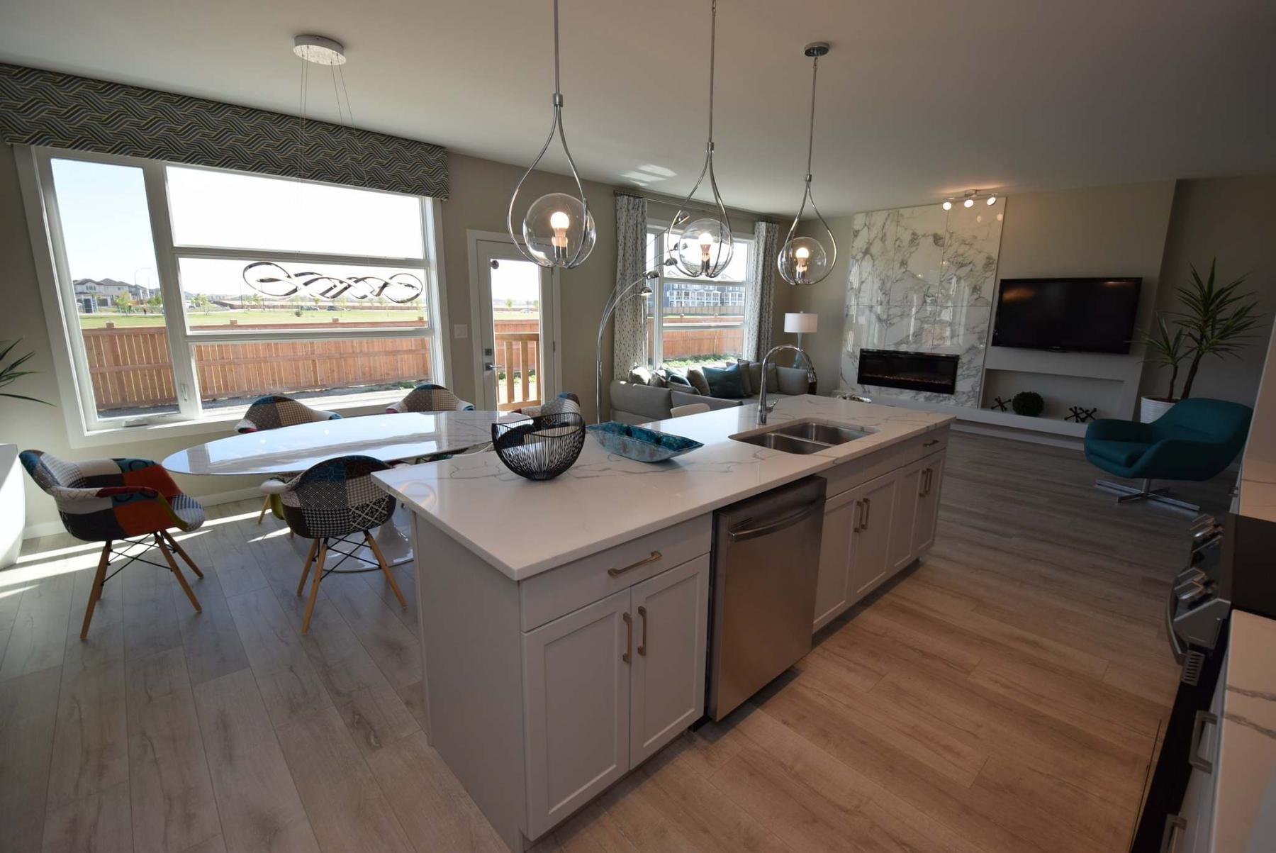 <p>Todd Lewys / Winnipeg Free Press</p><p>The great room of 7 High Park Dr., a show home by Hilton Homes in Prairie Pointe that is part of the 2020 Fall Parade of Homes.</p></p></p>