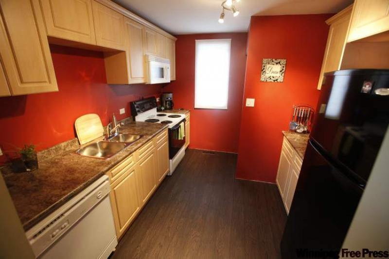 Renovated kitchen at Shannon's St. James home.