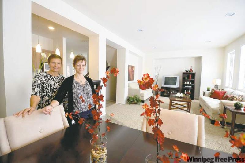 Clarity over Clutter's Susan Macaulay, left, and DecoChic Interiors' Kelly Penuita, right, say first impressions are lasting impressions.