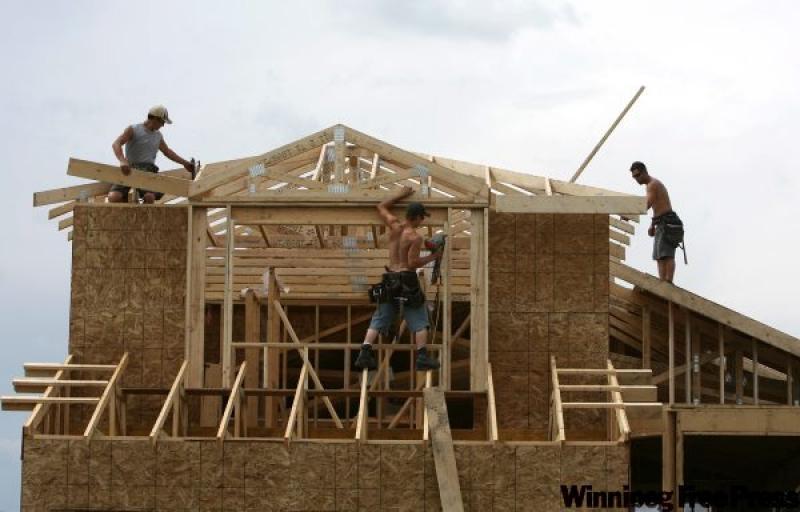 New home construction in Winnipeg is expected to increase this year and next.

