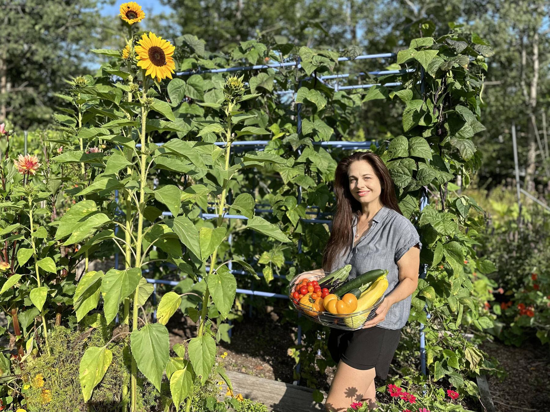  <p>Photos by Niki Jabbour For</p>
                                <p>Niki Jabbour, shown here in her Halifax garden, says the drought and heat of 2025 has made resilience the biggest lesson for food gardens.</p> 