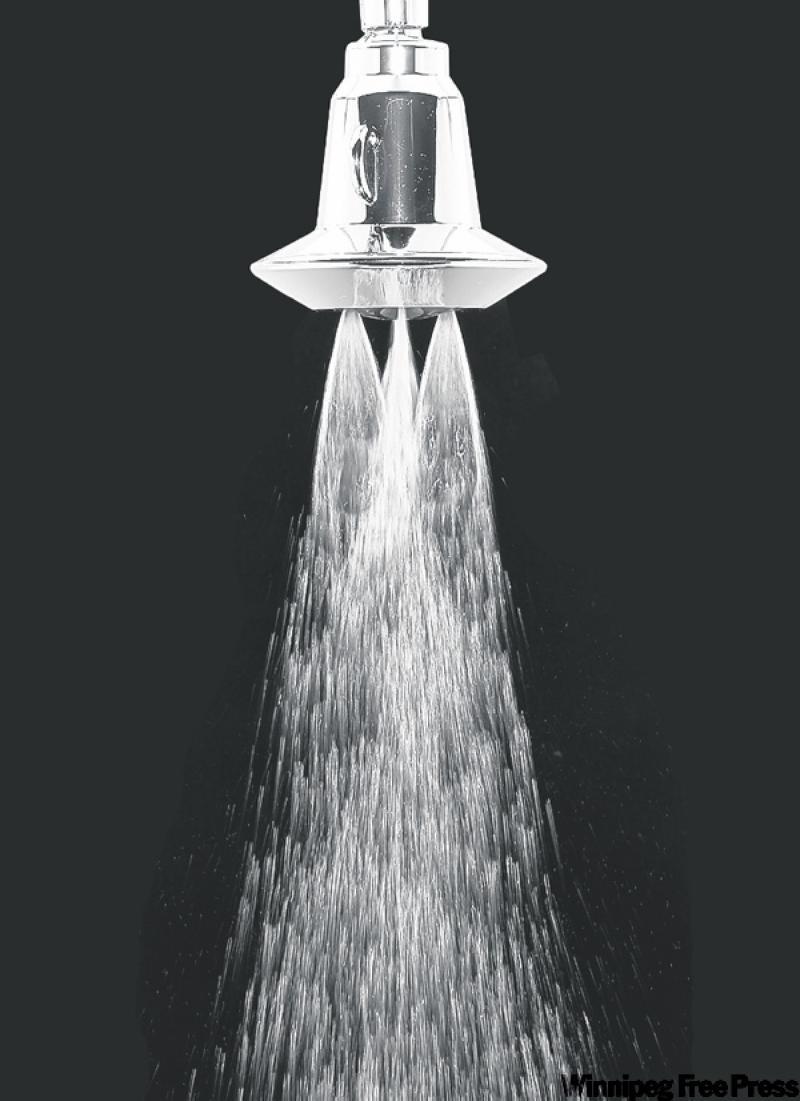 New mechanics offer a superior spray using less water in Alsons' Fluidics showerhead.