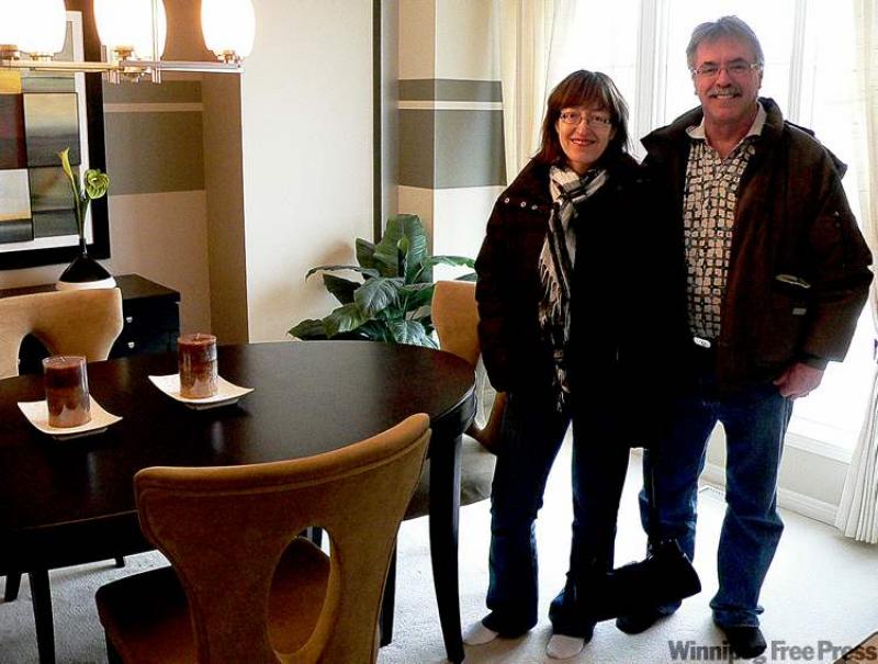 Al and Patty Pinder say going through show homes was time well-spent.