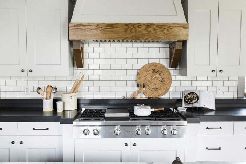 <p>PHOTOS BY Travis J. Photography</p><p>This Studio McGee kitchen features standard subway tile with a darker grout. Subway tile is a go-to because it pairs easily with so many different styles. Designers predict subway tiles will be favoured over small, offset tiles seen in 2018.</p>