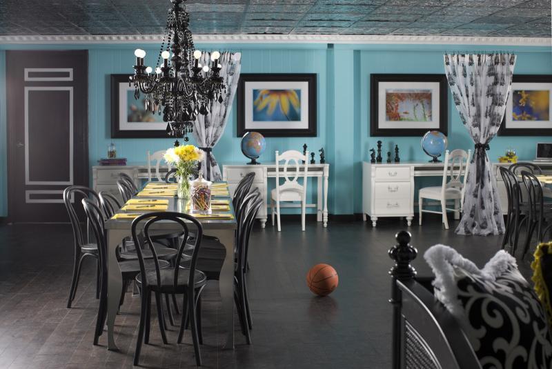 This photo provided by Mali Azima shows a room designed by Brian Patrick Flynn.