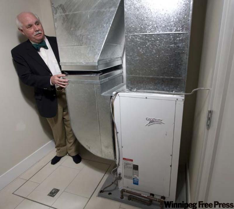 A heat pump, using either geothemal technology or simply outside air temperature, is the Cadillac of energy-efficient upgrades.