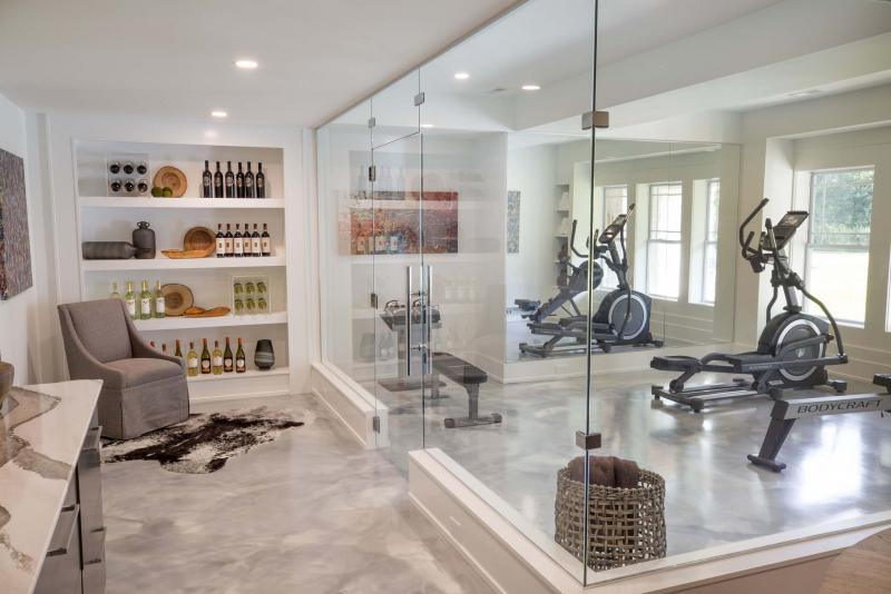 <p>John Evans / BIA of Central Ohio Parade of Homes</p><p>This 6,000-square-foot Romanelli &amp; Hughes home in Columbus, Ohio, features deep window wells, a glass-enclosed fitness centre and glass doors in the basement to increase the amount of natural light in the home.</p>