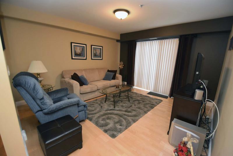 <p>Photos by Todd Lewys / Winnipeg Free Press</p><p>The bright, spacious living room features high-grade natural maple laminate in excellent condition, which flows throughout the living space.</p>