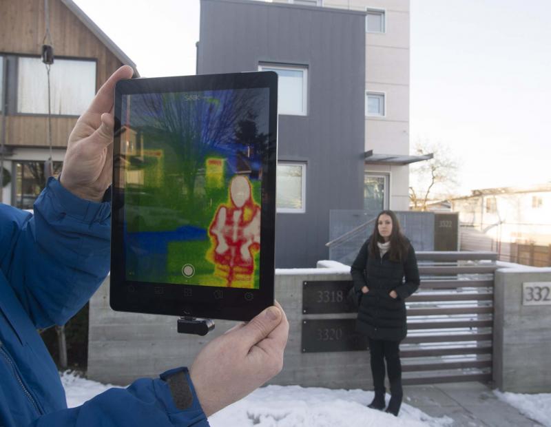 <p>Jonathan Hayward / THE CANADIAN PRESS FILES</p><p>Thermal-imaging cameras show different colours to portray surface temperatures of the objects captured. There is a common misconception that they can see behind walls and ceilings.</p>