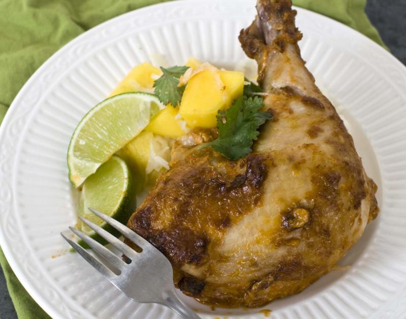 <p>Matthew Mead / The Associated Press Files</p><p>Insert a cooking thermometer into the thickest part of a chicken to check its temperature.</p>