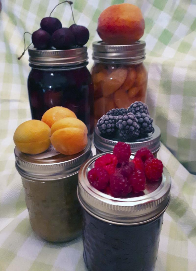 <p>Marilyn Lafantaisie photo</p><p>Former Winnipegger Marilyn Lafantaisie is serious about her canning and plans to preserve more than 600 jars of fruits and vegetables this year.</p>