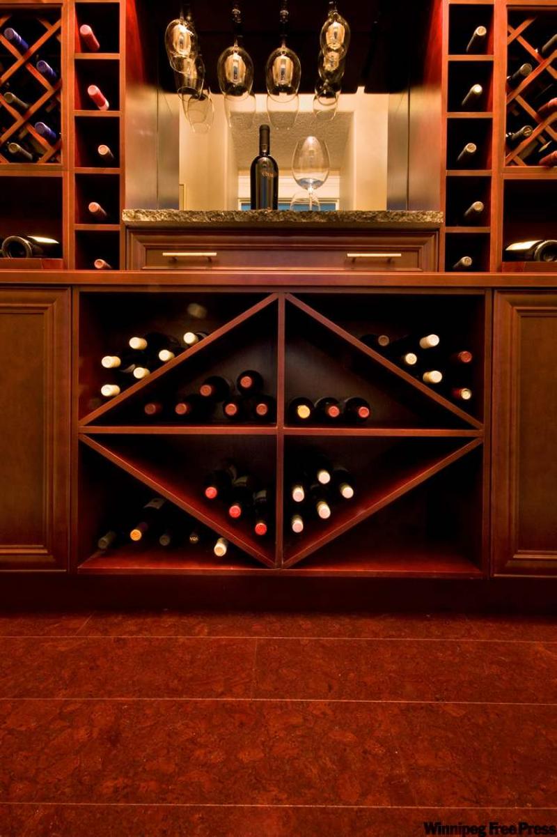 Cork floors are hypoallergenic and scuff-and stain-resistant, with textured patterns that disguise wear and tear.