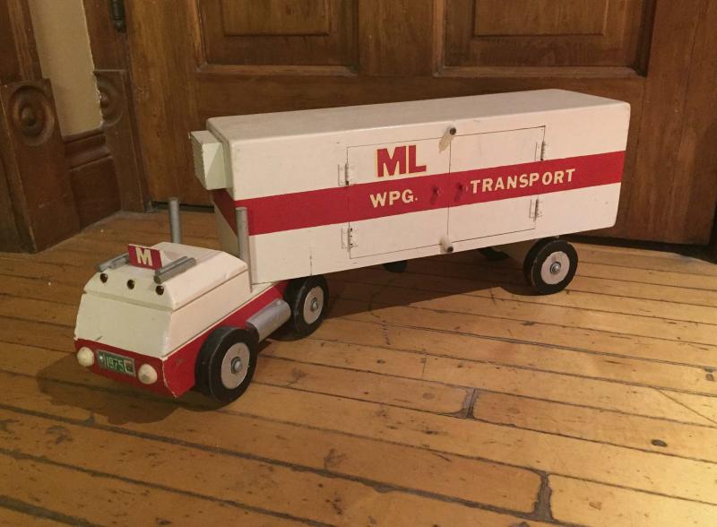<p>Marc LaBossiere / Winnipeg Free Press</p><p>At a very young age, Marc’s dad surprised both of his sons with meticulously hand-crafted wooden toy trucks for Christmas.</p>