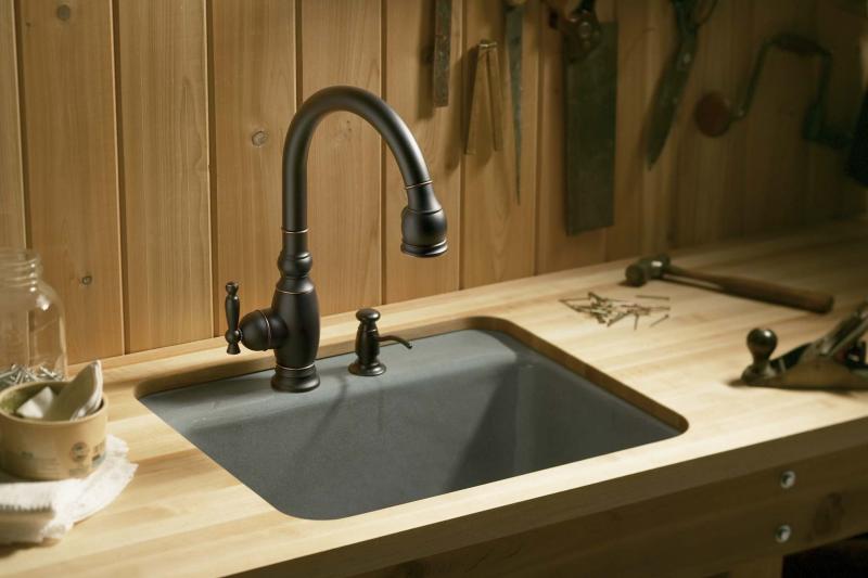 <p>Kohler</p><p>Many of today&rsquo;s high-end utility sinks are beautifully designed.</p>