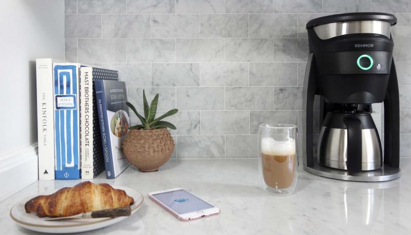 <p>Behmor</p><p>You can pinpoint temperature and control brewing remotely with the Behmor Brewer Connected Coffee Brew System&rsquo;s app.</p>