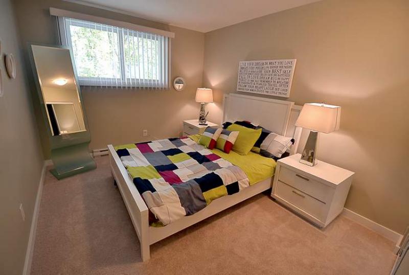 All three units feature large bedrooms with ample storage and large double-pane windows.