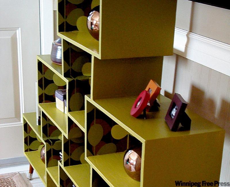 Sometimes, just rearranging items on bookshelves can provide an updated look.