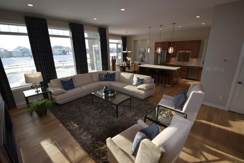<p>Photos by Todd Lewys / Winnipeg Free Press</p><p>The home's rear wall is covered in picture windows to let in as much light as possible.</p>
