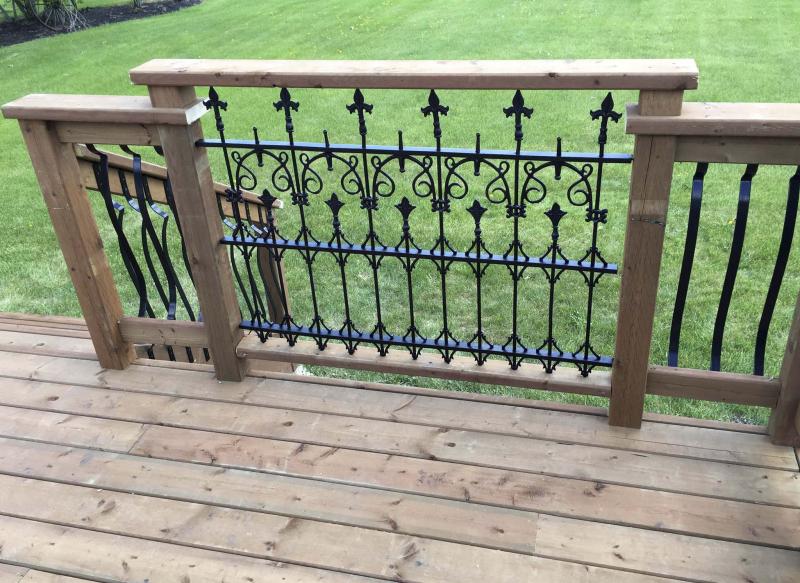 <p>MARC LABOSSIERE / WINNIPEG FREE PRESS</p><p>Nearly 13 years after his neighbours asked to save wrought iron Marc LaBossiere wasn't using, it finally found a second life as the railing for a new deck.</p>