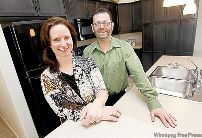 Sharon Yakubicka and Gerald Lamoureux of Odessy Homes say the showhome has been priced to compete favourably with similar-sized homes in the resale market.