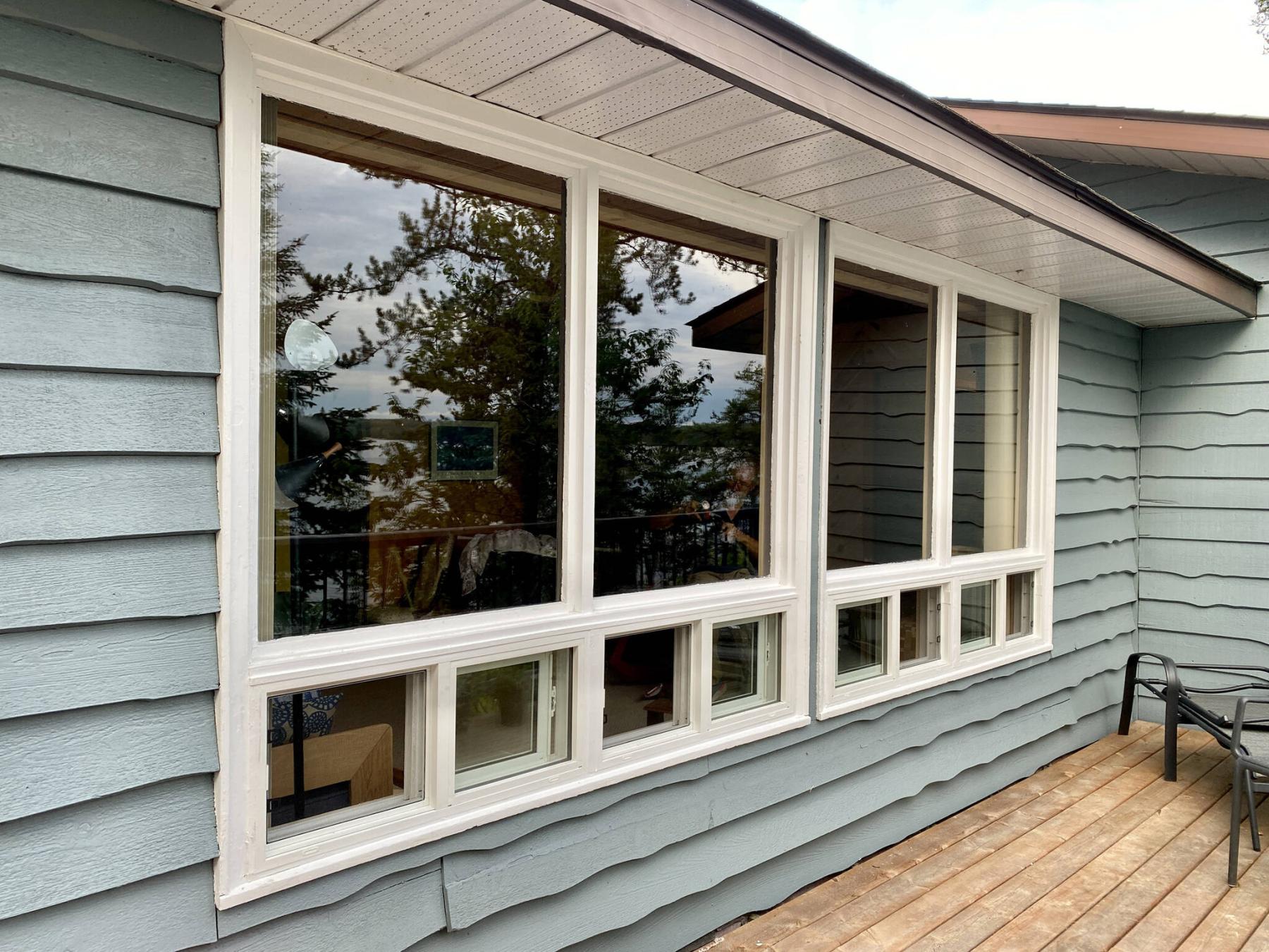 <p>Photos by Marc LaBossiere / Winnipeg Free Press</p>
                                <p>The old and inconvenient panes of glass within channels of wood along the bottom were removed to make way for new PVC sliders, fully adorned inside and out to match existing trim.</p> 