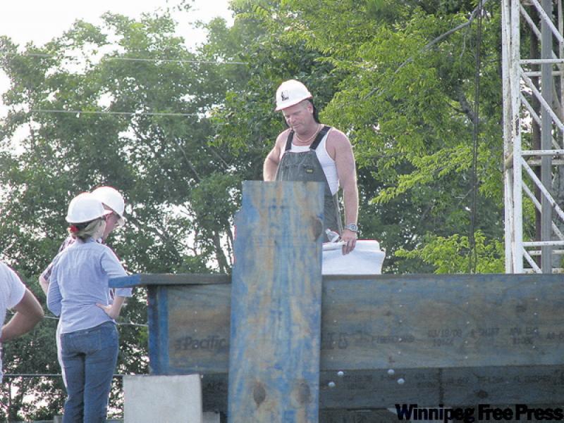 Mike Holmes uses BluWood, which is treated with a mould inhibitor,  at New Orleans project.