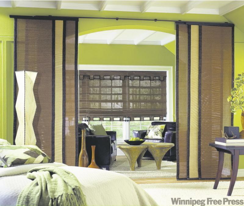 Sliding panels are a stylish way to divide up living space to suit your needs.