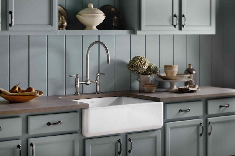 Painting dated cabinets can transform your kitchen.