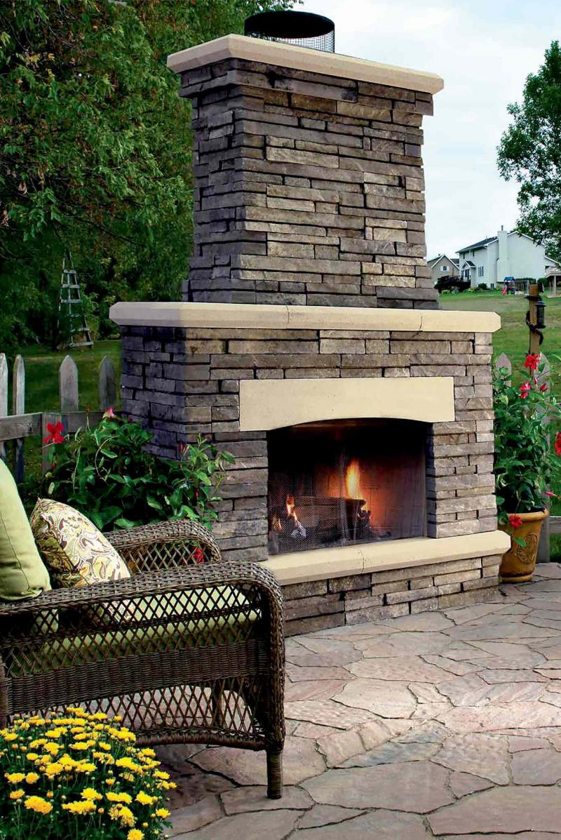 FIREPLACE ADDS FLASH to backyard setting  Winnipeg Free Press Homes