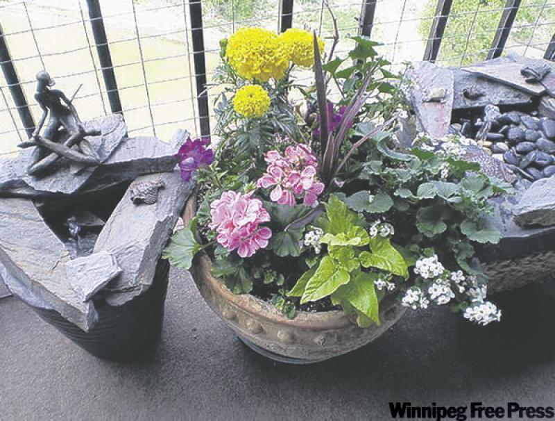 With its flower-filled pots, fountains and comfy lounge furniture, O'Neil has transformed her 160square-foot balcony into a great space to kick back during the summer months.