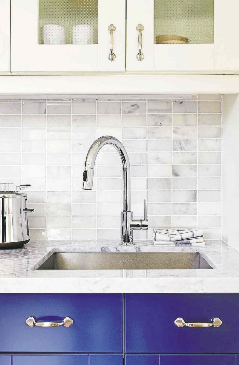 Although marble  has always been a poular choice for countertops, today there are a number of alternatives that are just as attractive and easier to maintain.