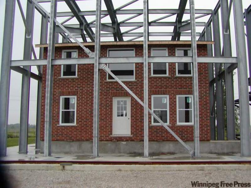 A house built for the University of Western Ontarioâs Three Little Pigs Project awaits its date with hurricane-force winds. Researchers built the structure with the intent of subjecting it to strong man-made winds and observing how it reacts in order to provide data on better, wind-proof homes in the future.