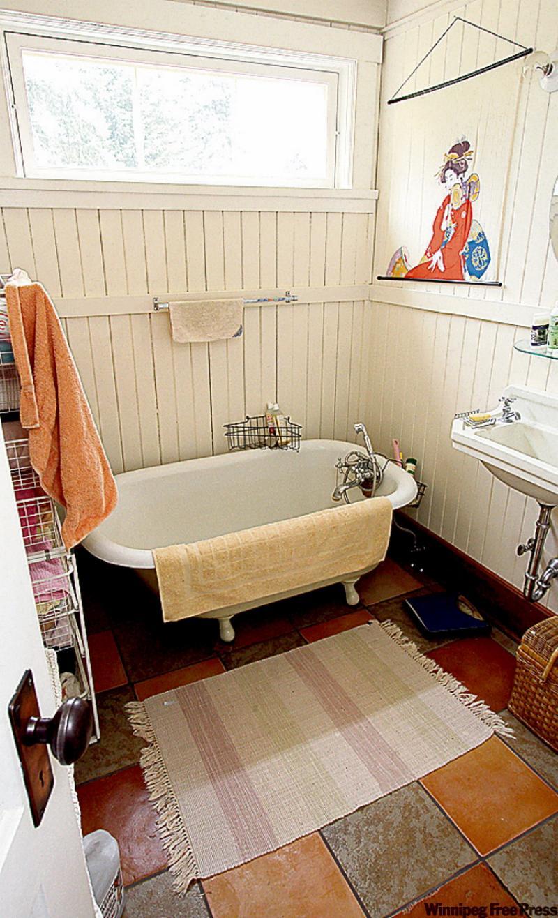 You have  to take into account what the room will be used for when choosing flooring materials: tiles in a front entryway? Good. Wood in bathrooms? Not so much.