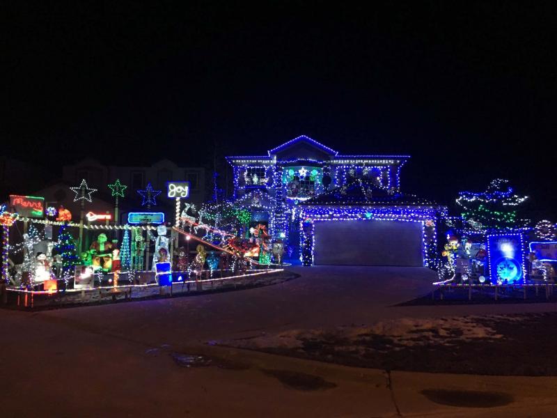 For the past five years, Ken Gallant has decorated his home with a spect5acular Christmas light display to entertain friends and neighbours, as well as raise funds for the Children's Wish Foundation. (Supplied photos)