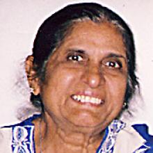 SUMITRABEN NAGINBHAI PATEL  Obituary pic