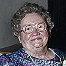 GERDA ESTHER BOUCHARD (PETERSEN)  Obituary pic