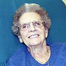 DORA BLANCHE PEREUX (PELLAND)  Obituary pic