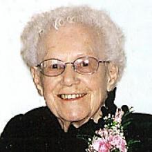 MYRTLE LAURELL BOWMAN (GRANTHAM)  Obituary pic