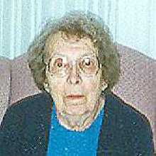 MARY BABEY  Obituary pic