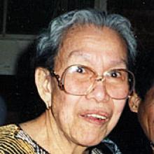 REMEDIOS TAGLE PACOLBA  Obituary pic
