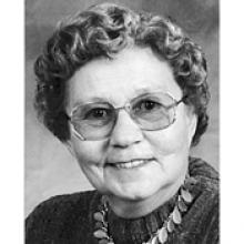 EVELYN MAE NICOL  Obituary pic
