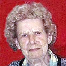 OLGA PORTEOUS  Obituary pic