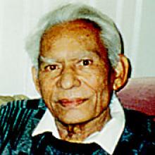 DR. VITHALBHAI J. PATEL  Obituary pic