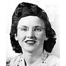 CATHERINE MAUDE LE SAGE (CARTER)  Obituary pic