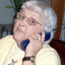 WINNIFRED FLORENCE FRASER (THOMSON)  Obituary pic
