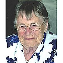 RHEA FRANCES PORTEOUS  Obituary pic