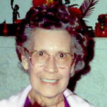 HAZEL IRENE SINCLAIR  Obituary pic
