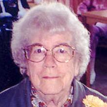 ADA MARJORIE BALDERSTONE  Obituary pic